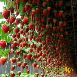 Клубника ампельная Анастасия купить по цене от 370р. в интернет-магазине «Посадика» с доставкой почтой в в Асиное и по всей России – [изображение №1].
