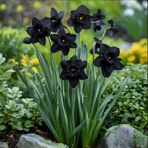 Нарцисс Тень Королевы купить по цене от 500р. в интернет-магазине «Посадика» с доставкой почтой в в Асиное и по всей России – [изображение №1].